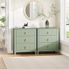 Fluted Dresser 54 Inch Wide, 7-Drawer Wood Dresser for Bedroom, Modern Chest of Drawers, Storage Organizer Cabinet for Living Room, Hallway - 2 of 4