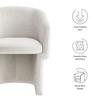 Modway Verity Chenille Dining Armchair - Mid-Century Modern Upholstered Accent Chair with Curved Back for Dining Room or Office - 2 of 4