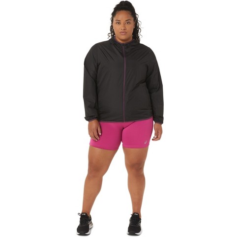 Asics Women's Packable Jacket Running Apparel, Xl, Black : Target