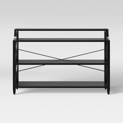 target metal console table