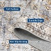 homfan Washable Rugs Vintage Living Room Rug, Soft Oriental Traditional Distressed Farmhouse Rugs for Bedroom Indoor Non-Slip Accent Carpet - 2 of 4