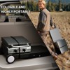 ROVSUN 2 Burner Folable Portable Propane Griddle, 20000 BTU Rolling Flat Top Gas Grill with Ignition & Regulator for Outdoor Camping BBQ Tailgating - 4 of 4