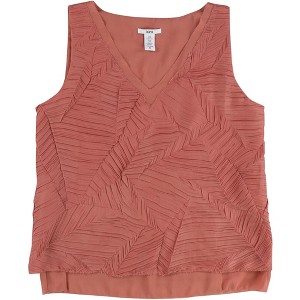 bar III Womens Textured Knit Blouse - 1 of 2