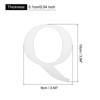 Unique Bargains 3D Acrylic Self-Adhesive Mirror Alphabet Sticker Wall Decals 2 Pcs - 2 of 3