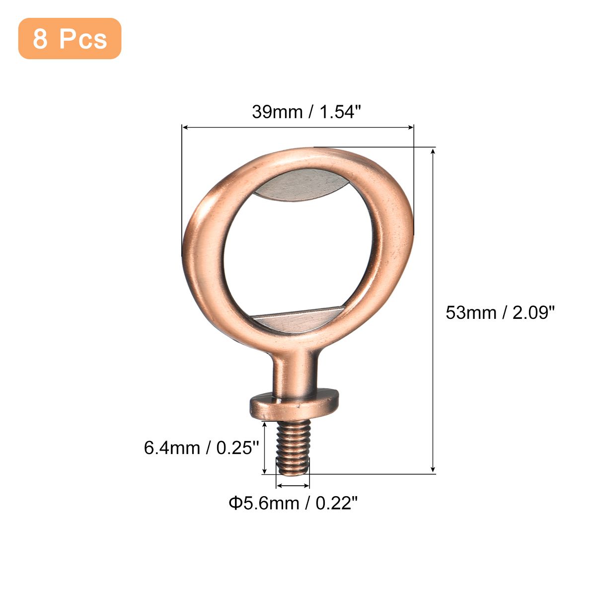 Unique Bargains Zinc Alloy Screw Flat Beer Soda Bottle Opener for Home Party 8 Pcs - thumbnail 7
