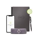 Core Smart Spiral Reusable Notebook Lined 36 Pages 6"x8.8" Executive Size Eco-friendly Notebook - Rocketbook