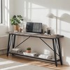 Hommoo 70.9 Inch Long Sofa Table with Shelves - 4 of 4