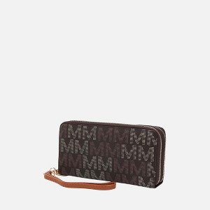 MKF Collection Hofstra M Signature Wristlet Wallet Vegan Leather Card Slots by Mia K - 1 of 4