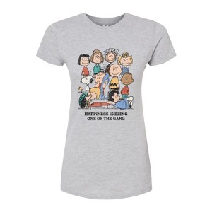 Women's - Peanuts - One Of The Gang Fitted Graphic T-Shirt - 1 of 3