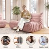 SYFERLORY Soft Beanbag Chair Set of 2£¬Bean Bag Chairs for Teens with High-Resilience Foam, Non-Slip Base Floor Lounge Sofa,Living Room - 4 of 4