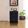 Sorbus 3  Drawers - Steel Frame, Wood Top & Easy Pull Fabric Bins - Perfect for Home, Bedroom, Office & College Dorm - 3 of 4