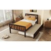 Twin Size Platform Bed with Headboard and Footboard for Bedroom, Small Living Space - 4 of 4