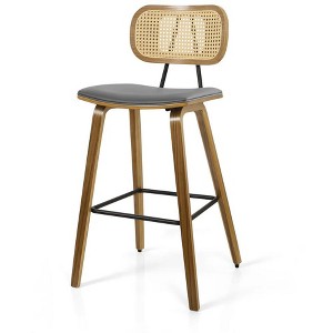 Bekrvio 26'' Counter Height Bar Stools, PU Leather Upholstered - 1 of 4