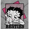 Betty Boop Pudgy Besties Dog Lover Womens Graphic T Shirt Tees Brisco Brands - 2 of 4