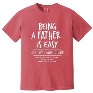 Simply Sage Market Men's Being A Father Is Easy Short Sleeve Garment Dyed Tee - 1 of 2