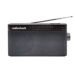 RadioShack Portable Traditional AM and FM Radio with Handle Powered with AA Batteries 1202272 - 1 of 4