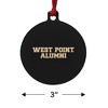 US Military Academy Alumni Aluminum Holiday Christmas Tree Ornament - 3 of 4