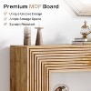 HDZNVF 59in Wood Console Table, Farmhouse Fluted Entryway Table with Storage, Long Sofa Table Behind Couch - 4 of 4