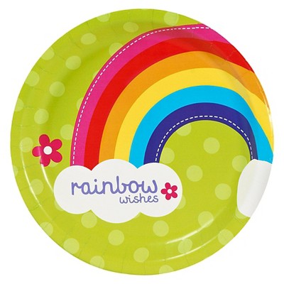 8ct Rainbow Wishes Dinner Plate