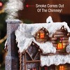 Collections Etc Smoking Country Christmas Cabin Incense Burner 6.5 X 6.5 X 6.75 - 4 of 4
