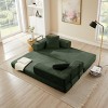 Cloud Boneless Convertible Floor Sofa Bed,  4-in-1 Foldable Compressed Loveseat Lounge Sleeper, High-Density Sponge & Corduroy Fabric - 4 of 4
