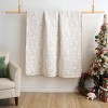 Greenland Home Fashions Reindeer Games Throw Blanket – 50x60 Inches, Holiday Print, Reversible Microfiber - 2 of 4