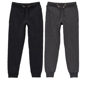 Galaxy By Harvic Boy's Slim-Fit Fleece Jogger Sweatpants-2 Pack - 1 of 3
