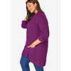 Woman Within Plus Size Button-Front Shaker Cardigan - 4 of 4