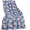 Kate Aurora Winter Blues Christmas Snowman Ultra Soft And Plush Throw Blanket - 50 in. W x 60 in. L - 2 of 4