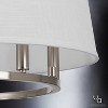 Urban Ambiance Luxury Cosmopolitan Chandelier,  22.375"H x 24"W,  Brushed Nickel Finish, UHP2182 - 4 of 4