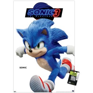 Trends International Sonic The Hedgehog 3 - Sonic Feature Series Unframed Wall Poster Prints - 1 of 4