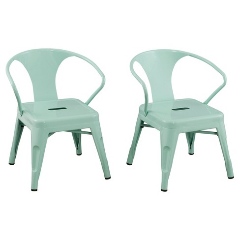 Metal Kids Chair Set Of 2 Reservation Seating