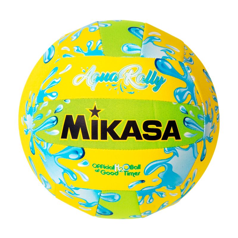 Mikasa Aqua Rally Volleyball, Yellow/Green, 1 of 2