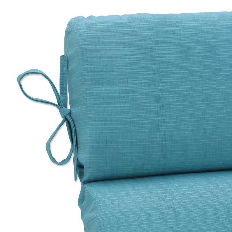 Outdoor Rounded Chair Cushion - Forsyth Solid - Pillow Perfect, 4 of 6