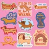 Dachshund Sticker Extra Large Stickers for Adults Funny Adhesives with Memes - Crazy Dog  For Dog Lovers Multi 10 Pieces - 2 of 4