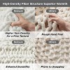 Bedsure Chunky Knit Throw Blanket for Couch - 100% Hand Knitted, 5.06 lbs Chenille Blanket for Bed Living Room Home Decor, Thick and Soft - 4 of 4