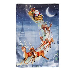 Santa Sleigh Lustre House Flag - 1 of 1