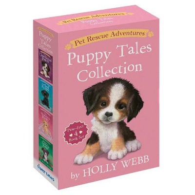 Pet Rescue Adventures Puppy Tales Collection: Paw-Fect 4 Book Set - by  Holly Webb (Mixed Media Product)