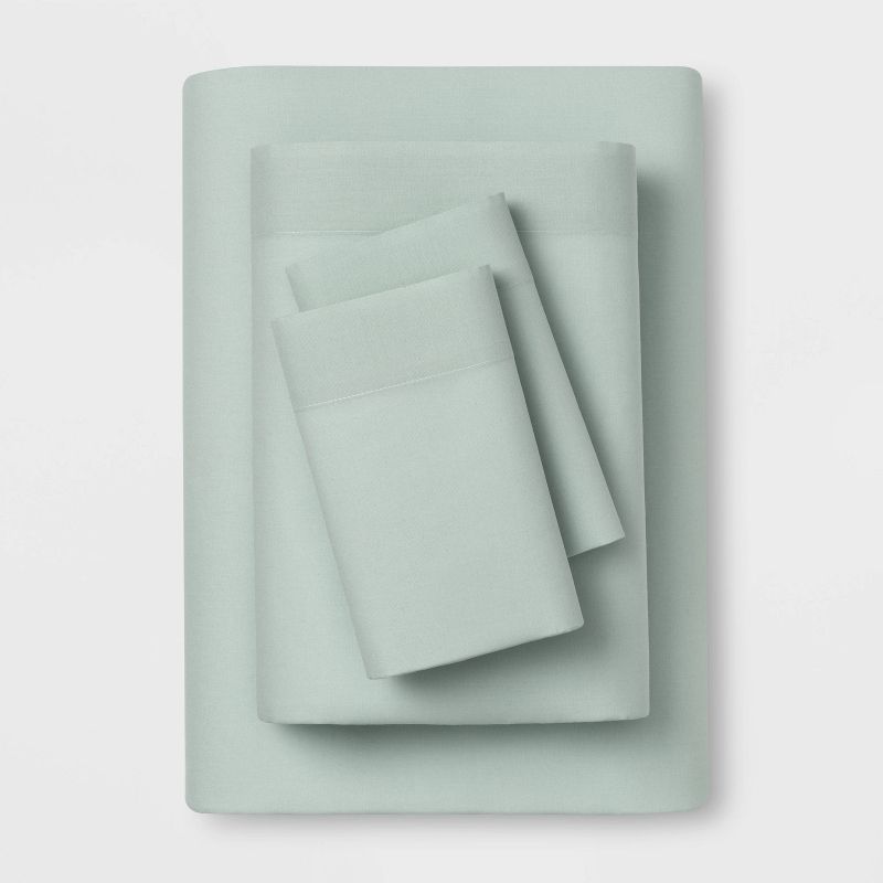 Easy Care Solid Sheet Set - Room Essentials™, 1 of 2
