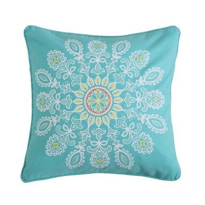 Laurel Coral Medallion Decorative Pillow - Levtex Home