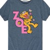 Boys' - Sesame Street - Zoe With Flowers Short Sleeve Graphic T-Shirt - 2 of 4