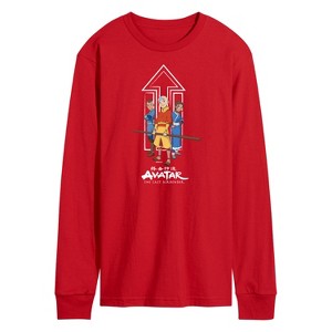 Men's - Avatar: The Last Airbender - Trio Long Sleeve Graphic T-Shirt - 1 of 4