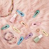 Glamlily 12 Pack Large Snap Hair Clips, Cute Hair Accessories for Women Girls, 6 Pastel Colors (2.4 In) - 2 of 4