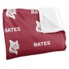 Bates College Logo Pattern Silky 50x60 Blanket, 1 Sided - 3 of 4