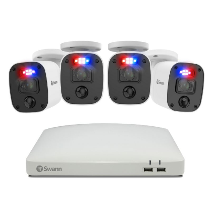 Swann DVR Security System, SWPRO Square Professional Bullet Camera, 84680 Hub, White, 2 of 8