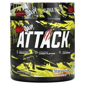 MuscleSport Attack, Pre-Workout Energizer, Starpunch, 8.8 oz (250 g) - 1 of 4