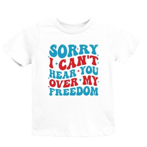 The Juniper Shop Sorry I Can't Hear You Over My Freedom Youth Short Sleeve Tee - 1 of 4