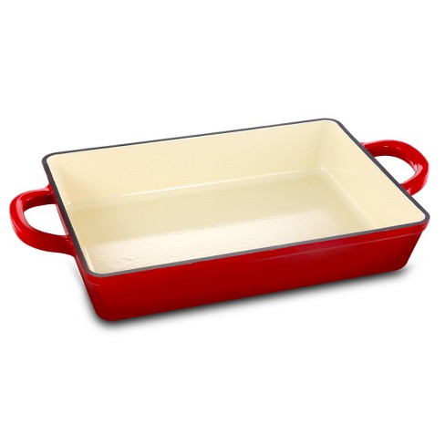 Crock Pot Artisan 13 in. Enameled Cast Iron Lasagna Pan in Scarlet Red - image 1 of 4