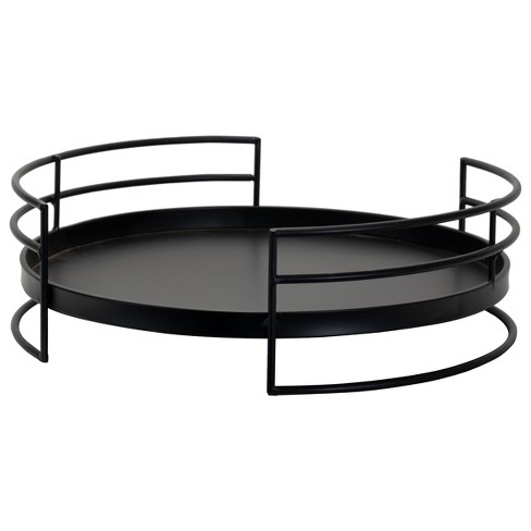 Black Classic 18'' Round Tray