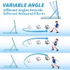 4x4 Soccer Goal Net and Soccer Rebounder Net with Adjustable Angle, 2 in 1 Training Nets, for Kids Teens Adults Soccers Training Control, Passing - 3 of 4
